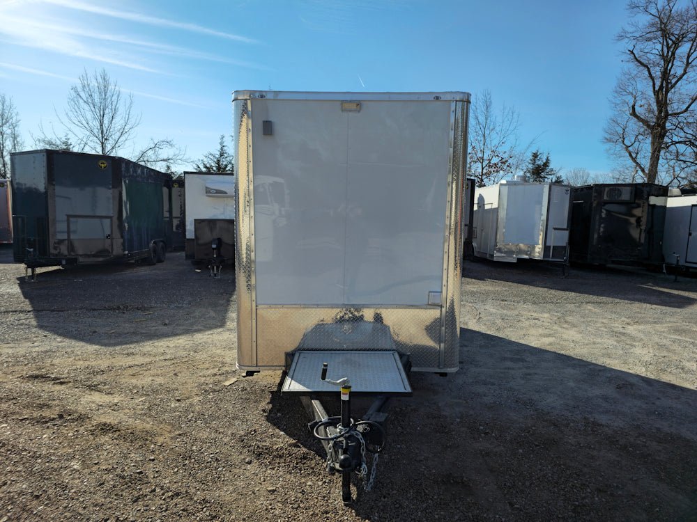 12-7-x-12-white-concession-trailer-food-event-catering-2.jpg 7' X 12' White Concession Trailer Food Event Catering