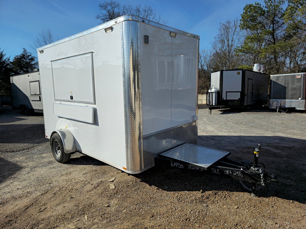 12-7-x-12-white-concession-trailer-food-event-catering-9.jpg 7' X 12' White Concession Trailer Food Event Catering