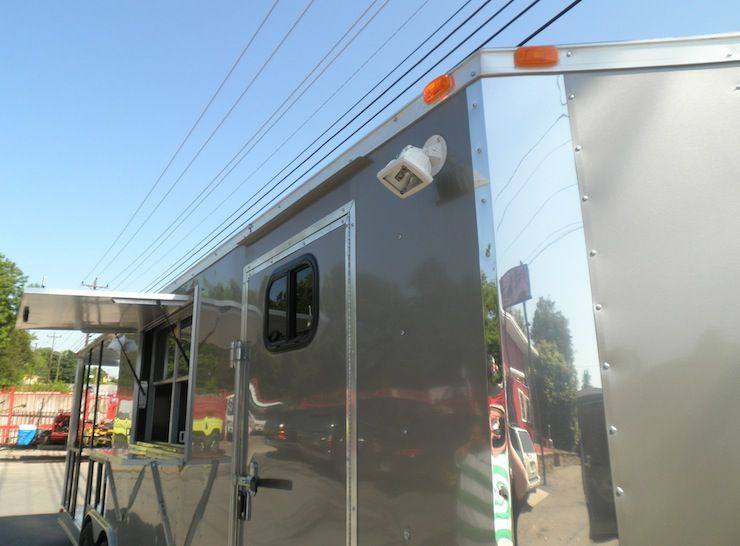Concession Trailer 8.5' x 26' Beige - Food Vending Event Catering