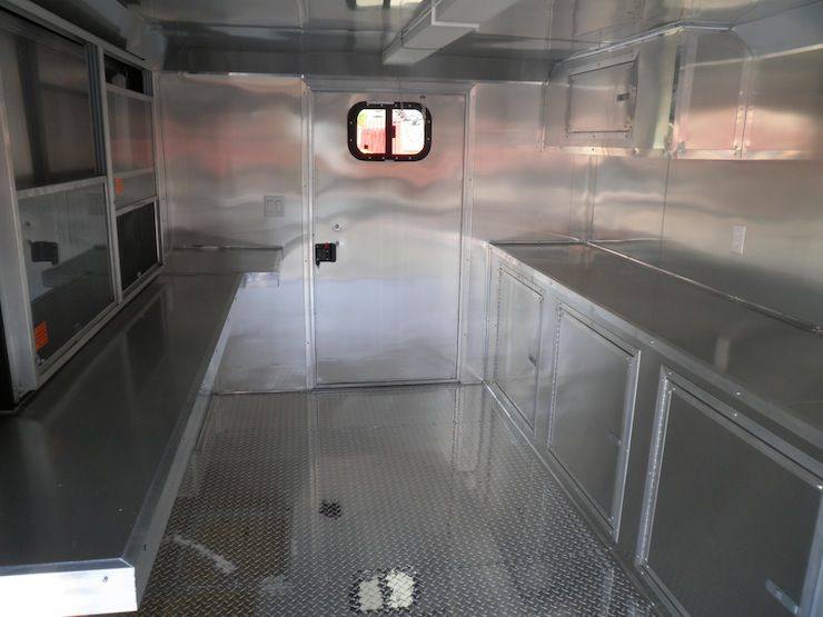 Concession Trailer 8.5' x 26' Beige - Food Vending Event Catering