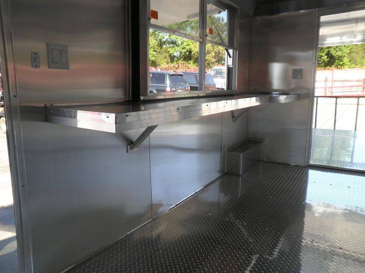 Concession Trailer 8.5' x 26' Beige - Food Vending Event Catering