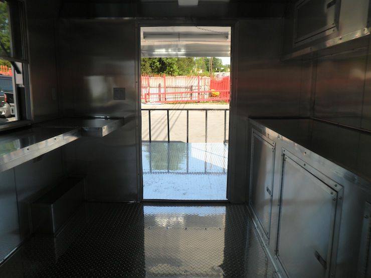 Concession Trailer 8.5' x 26' Beige - Food Vending Event Catering
