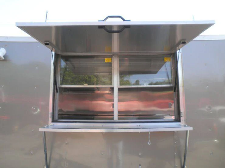 Concession Trailer 8.5' x 26' Beige - Food Vending Event Catering