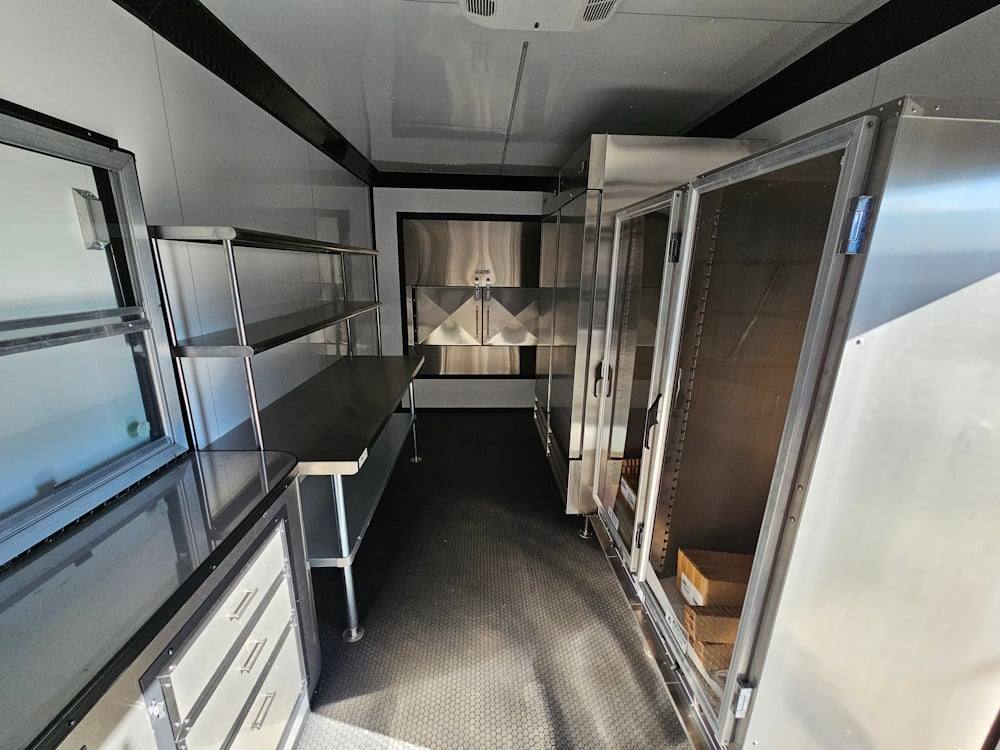 1202-concession-trailer-8.5-x-26-black-bbq-food-event-catering-18.jpg Concession Trailer 8.5' X 26' Black BBQ Food Event Catering