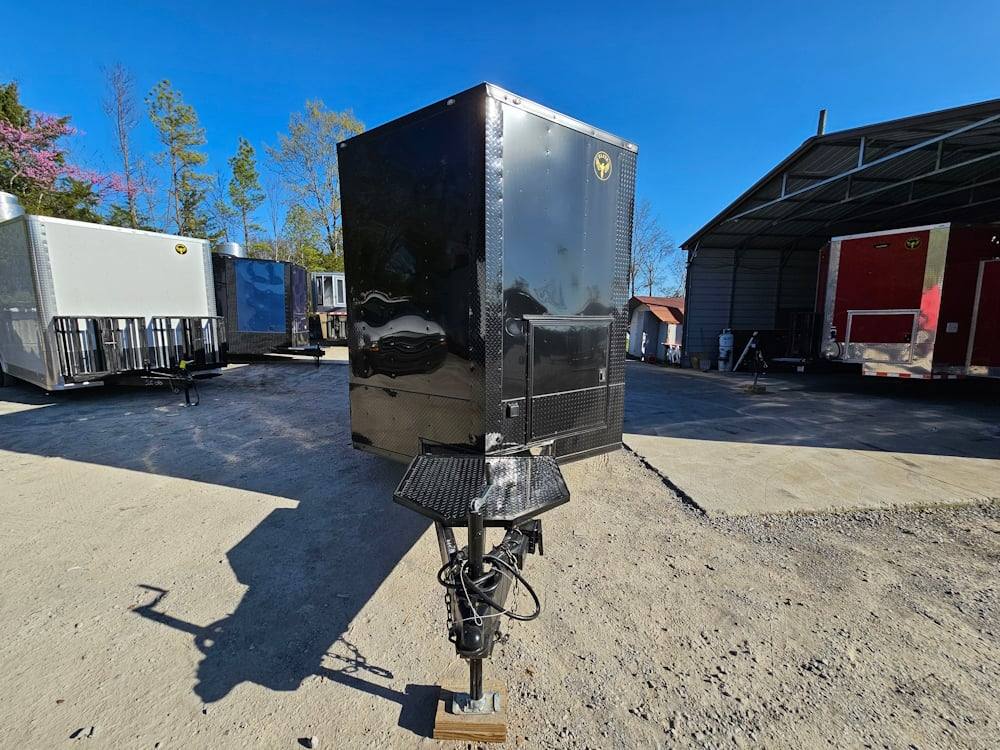1202-concession-trailer-8.5-x-26-black-bbq-food-event-catering-2.jpg Concession Trailer 8.5' X 26' Black BBQ Food Event Catering