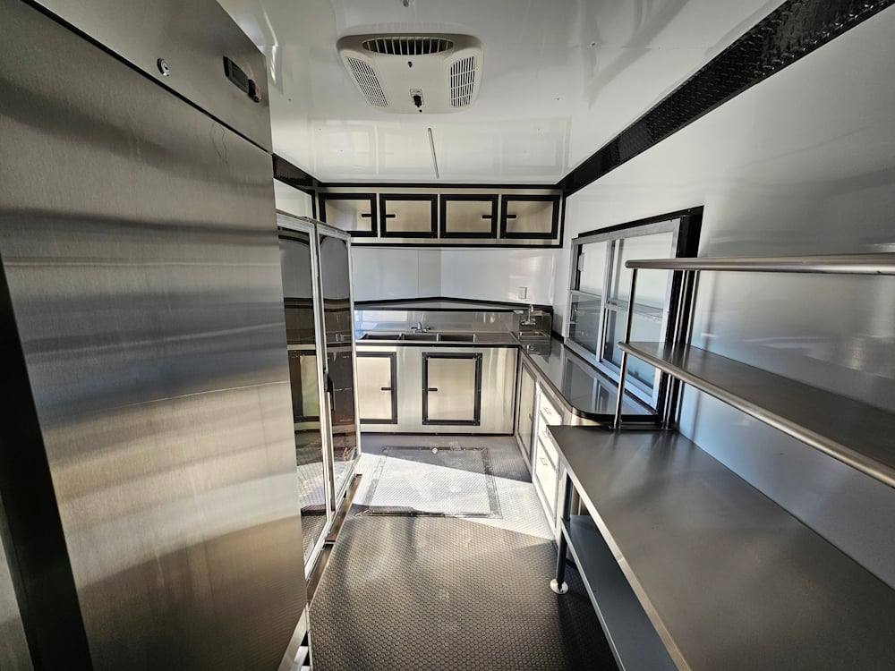 1202-concession-trailer-8.5-x-26-black-bbq-food-event-catering-28.jpg Concession Trailer 8.5' X 26' Black BBQ Food Event Catering
