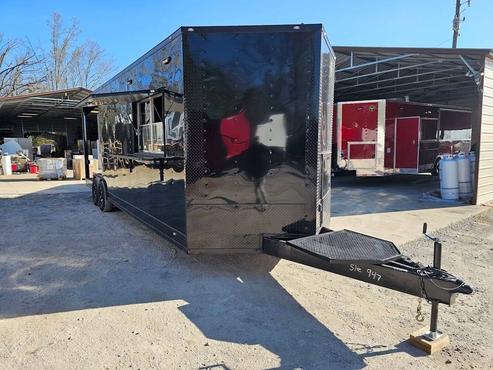 1202-concession-trailer-8.5-x-26-black-bbq-food-event-catering-36.jpg Concession Trailer 8.5' X 26' Black BBQ Food Event Catering