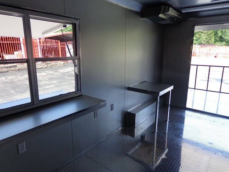 1203-concession-trailer-8.5-x-26-catering-food-event-bbq-custom-enclosed-black-21.jpg Concession Trailer 8.5' x 26' Catering Food Event BBQ Custom Enclosed-Black