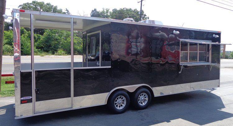 1203-concession-trailer-8.5-x-26-catering-food-event-bbq-custom-enclosed-black-3.jpg Concession Trailer 8.5' x 26' Catering Food Event BBQ Custom Enclosed-Black
