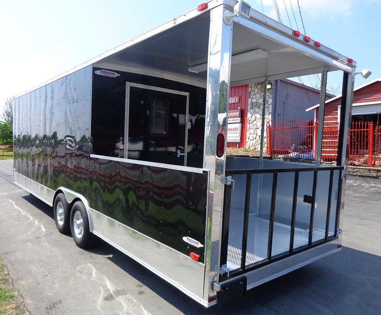 1203-concession-trailer-8.5-x-26-catering-food-event-bbq-custom-enclosed-black-7.jpg Concession Trailer 8.5' x 26' Catering Food Event BBQ Custom Enclosed-Black