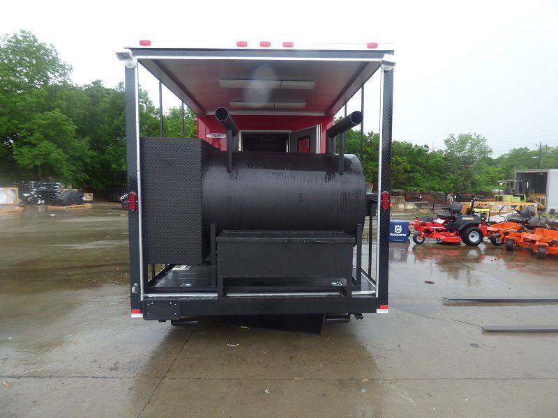1206-concession-trailer-8.5-x-26-red-black-bbq-porch-event-catering-8.jpg Concession Trailer 8.5' x 26' Red & Black BBQ Porch Event Catering