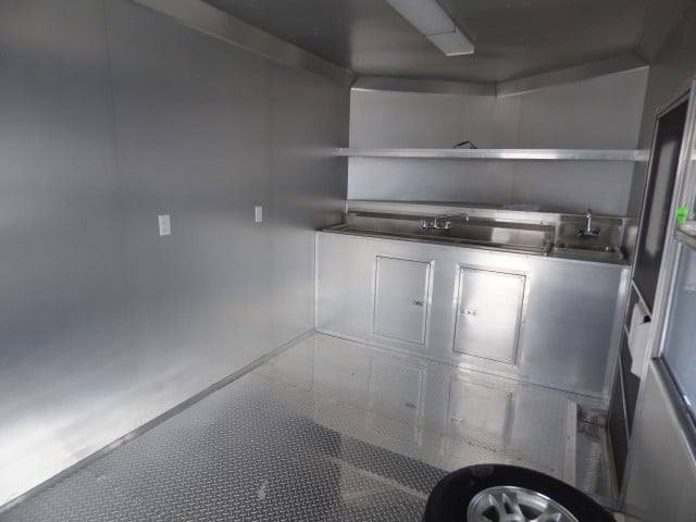 1207-concession-trailer-8.5-x-26-red-bbq-food-event-catering-13.jpg Concession Trailer 8.5' X 26' Red BBQ Food Event Catering