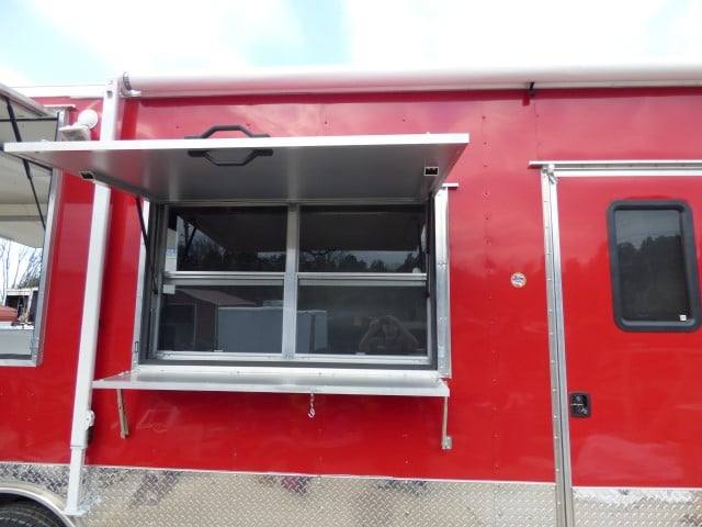 1207-concession-trailer-8.5-x-26-red-bbq-food-event-catering-20.jpg Concession Trailer 8.5' X 26' Red BBQ Food Event Catering
