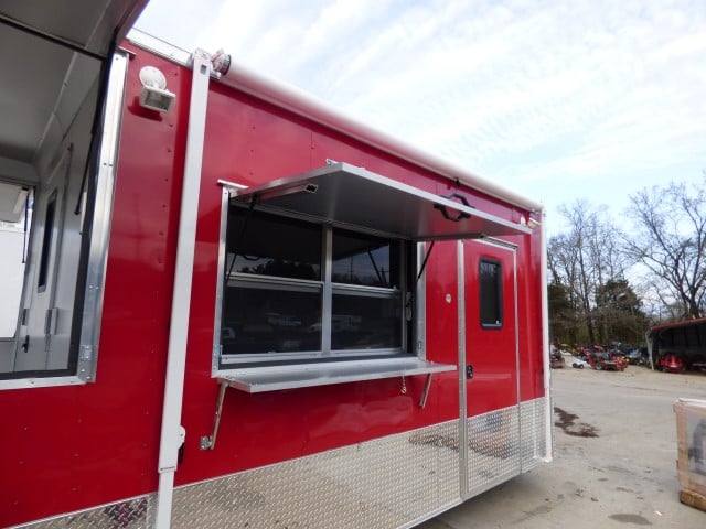 1207-concession-trailer-8.5-x-26-red-bbq-food-event-catering-27.jpg Concession Trailer 8.5' X 26' Red BBQ Food Event Catering