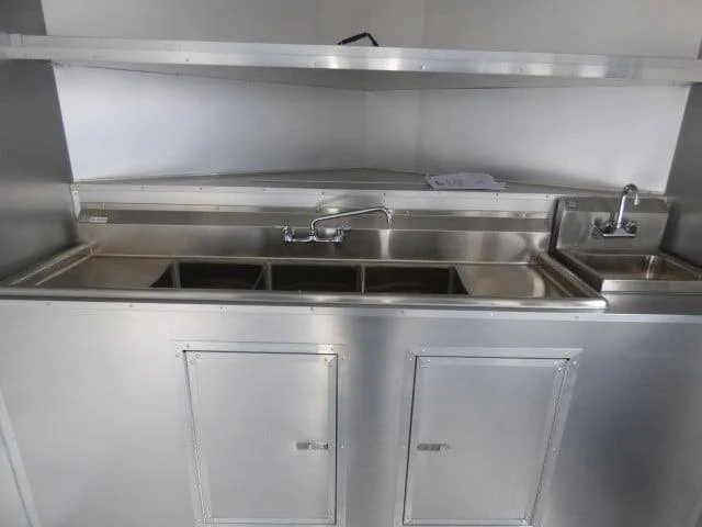 1207-concession-trailer-8.5-x-26-red-bbq-food-event-catering-29.webp Concession Trailer 8.5' X 26' Red BBQ Food Event Catering