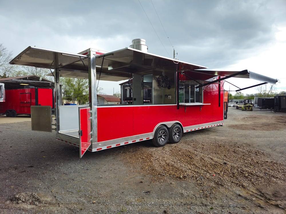 1208-concession-trailer-8.5-x-26-red-kettle-corn-food-event-catering-3.jpg Concession Trailer 8.5' X 26' Red Kettle Corn Food Event Catering