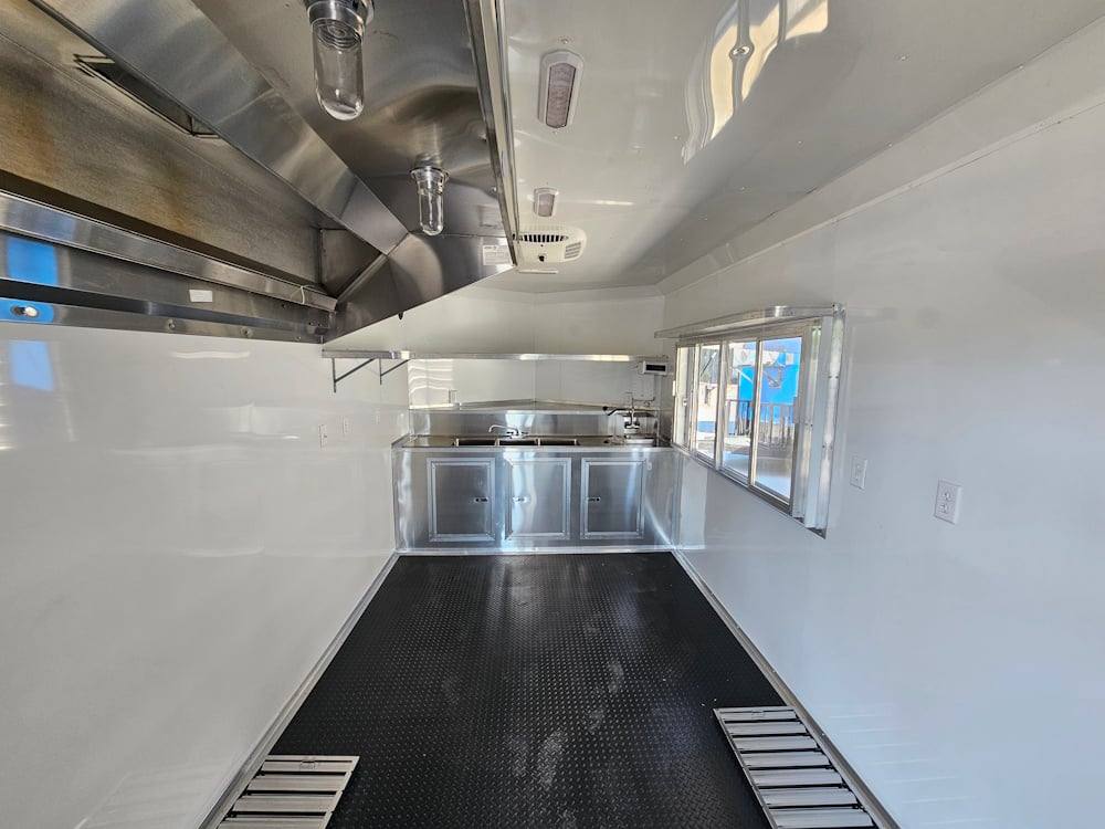 1209-concession-trailer-8.5-x-26-red-w-blackout-bbq-event-catering-12.jpg Concession Trailer 8.5' X 26' Red W / Blackout BBQ Event Catering