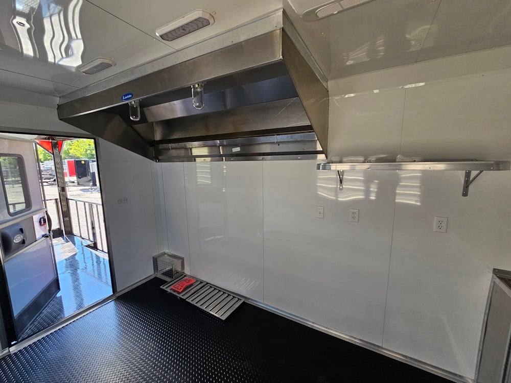 1209-concession-trailer-8.5-x-26-red-w-blackout-bbq-event-catering-16.jpg Concession Trailer 8.5' X 26' Red W / Blackout BBQ Event Catering