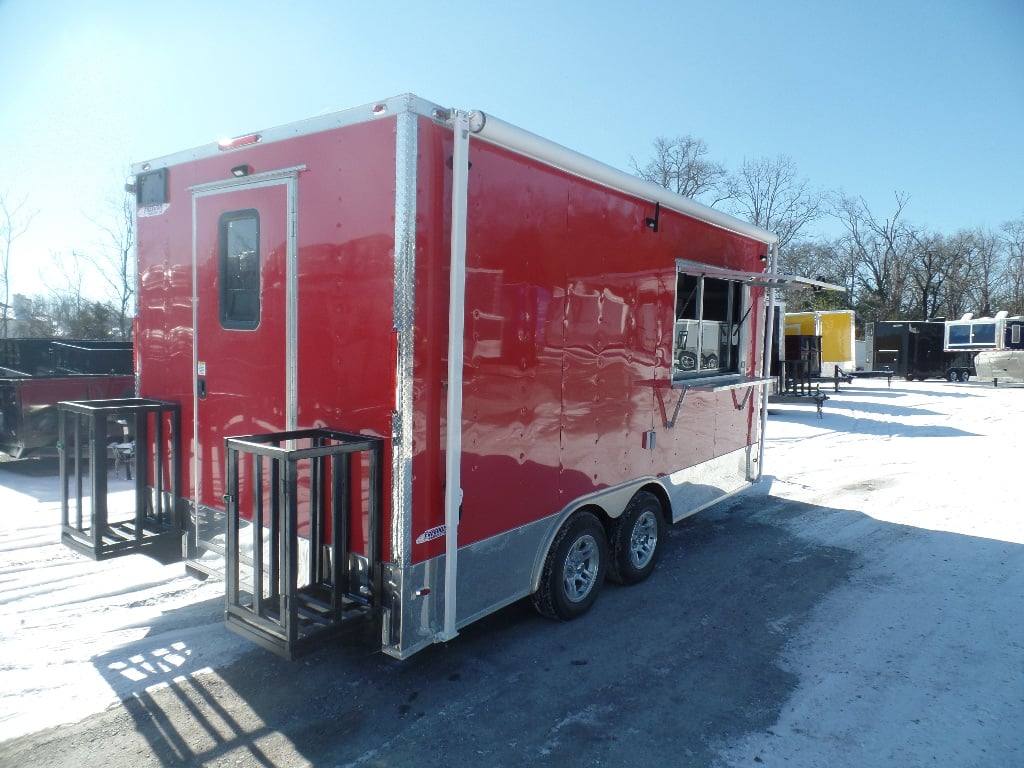 121-8.5-x-16-concession-trailer-red-food-catering-event-3.jpg 8.5' x 16' Concession Trailer Red Food Catering Event