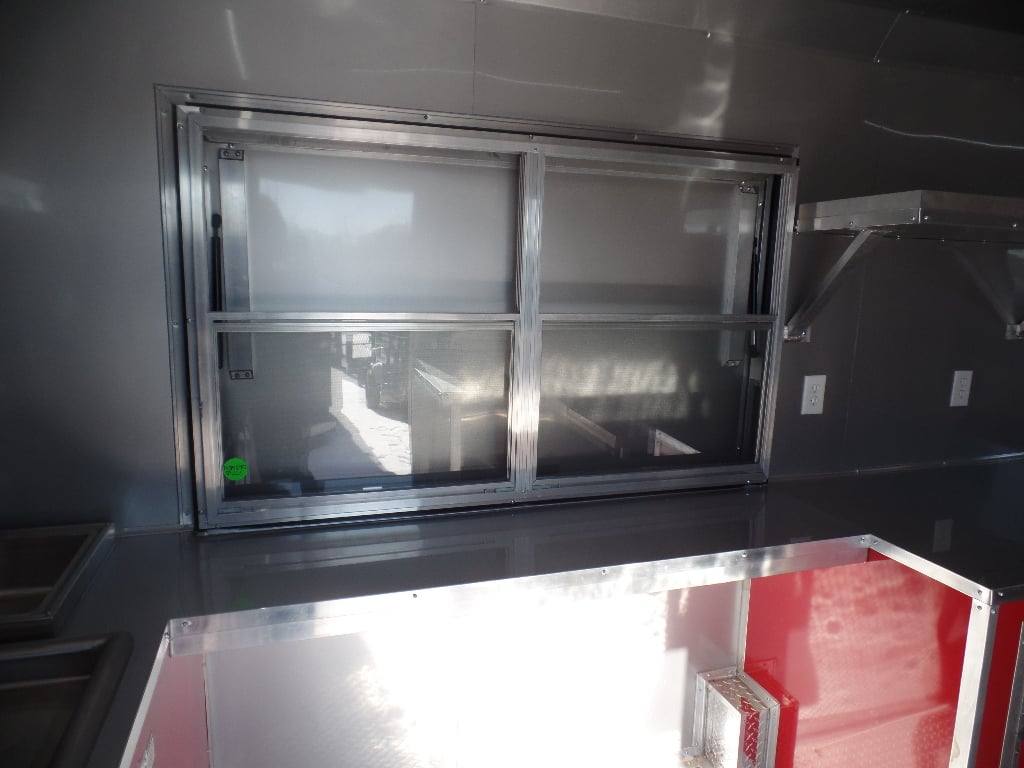 121-8.5-x-16-concession-trailer-red-food-catering-event-4.jpg 8.5' x 16' Concession Trailer Red Food Catering Event