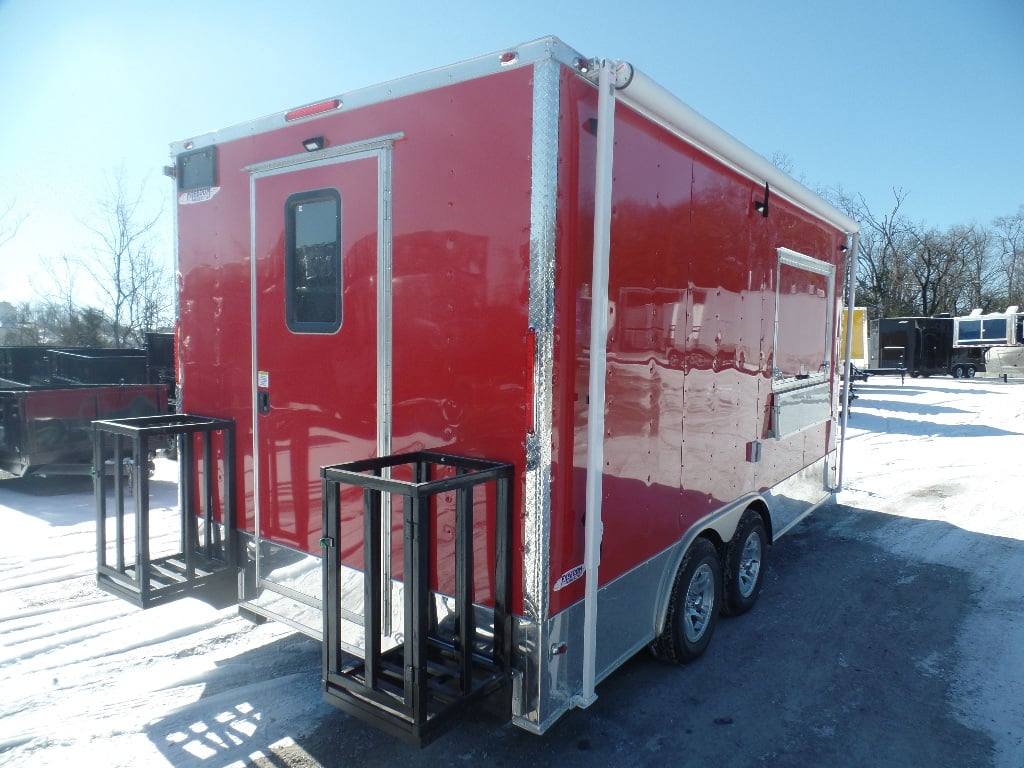 121-8.5-x-16-concession-trailer-red-food-catering-event-7.jpg 8.5' x 16' Concession Trailer Red Food Catering Event
