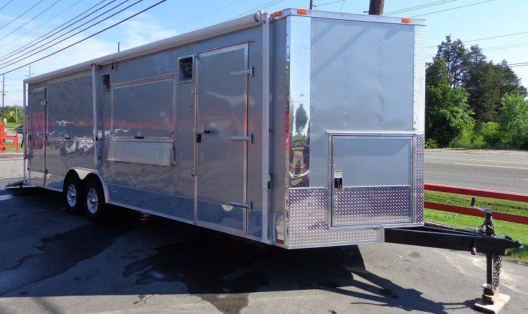 1210-concession-trailer-8.5-x-26-silver-bbq-smoker-food-catering-56.jpg Concession Trailer 8.5' x 26' Silver - BBQ Smoker Food Catering