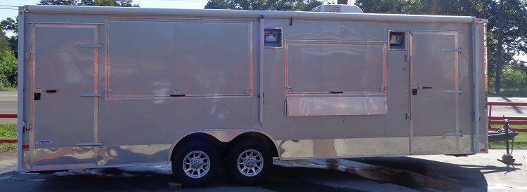 1210-concession-trailer-8.5-x-26-silver-bbq-smoker-food-catering-6.jpg Concession Trailer 8.5' x 26' Silver - BBQ Smoker Food Catering