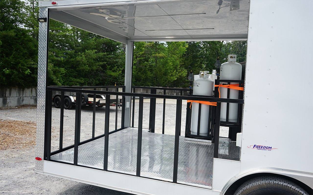 1211-concession-trailer-8.5-x-26-white-bbq-event-catering-10.jpg Concession Trailer 8.5' X 26' White BBQ Event Catering
