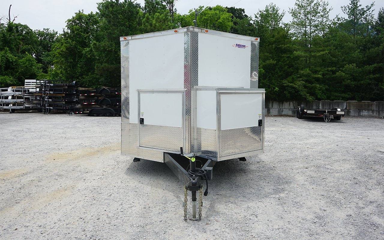 1211-concession-trailer-8.5-x-26-white-bbq-event-catering-3.jpg Concession Trailer 8.5' X 26' White BBQ Event Catering