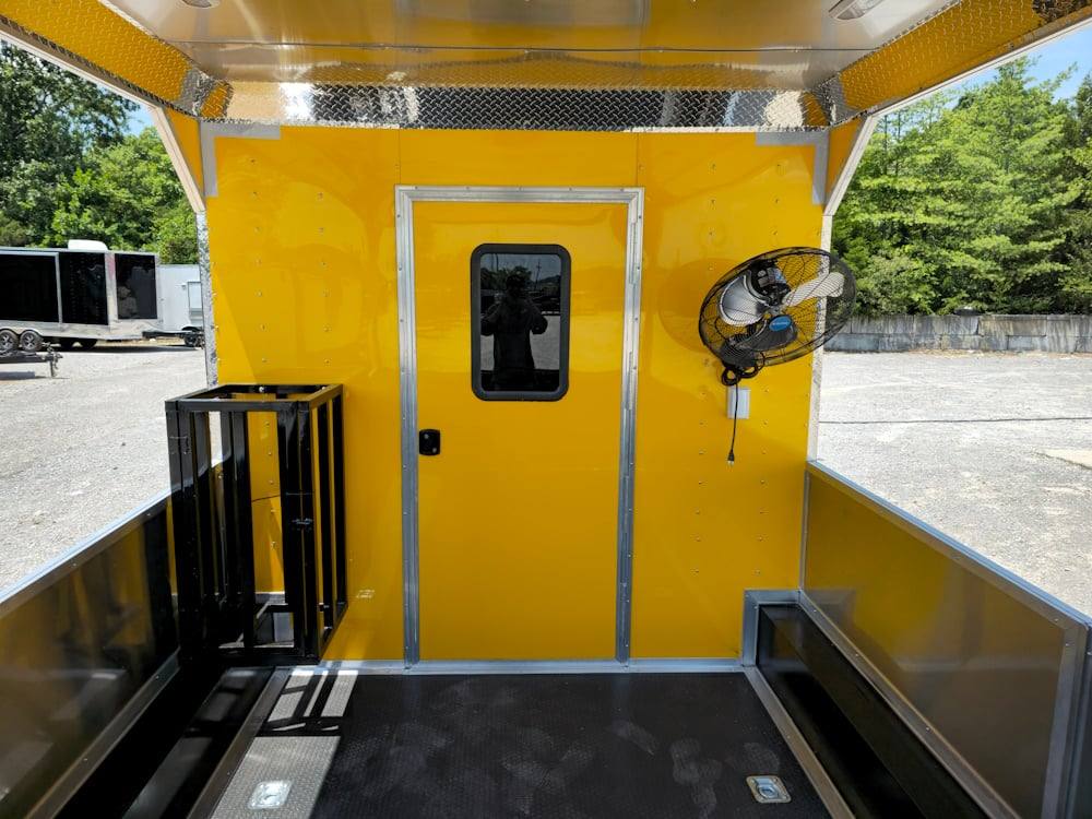 Concession Trailer 8.5' X 26' Yellow Food Event Catering