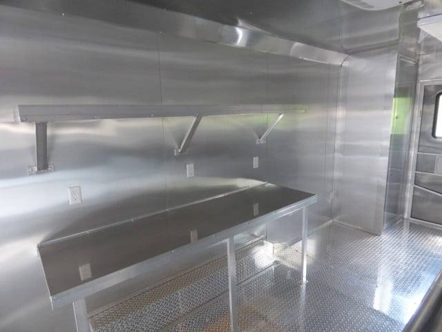 Concession Trailer 8.5' X 28'  Red - Food Event Catering