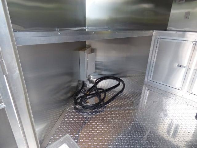 Concession Trailer 8.5' X 28'  Red - Food Event Catering