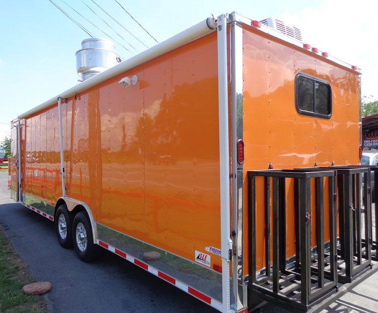 1214-concession-trailer-8.5-x-28-orange-event-catering-bbq-food-enclosed-11.jpg Concession Trailer 8.5' x 28' (Orange) Event Catering BBQ Food Enclosed