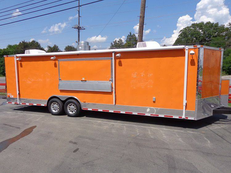 1214-concession-trailer-8.5-x-28-orange-event-catering-bbq-food-enclosed-9.jpg Concession Trailer 8.5' x 28' (Orange) Event Catering BBQ Food Enclosed