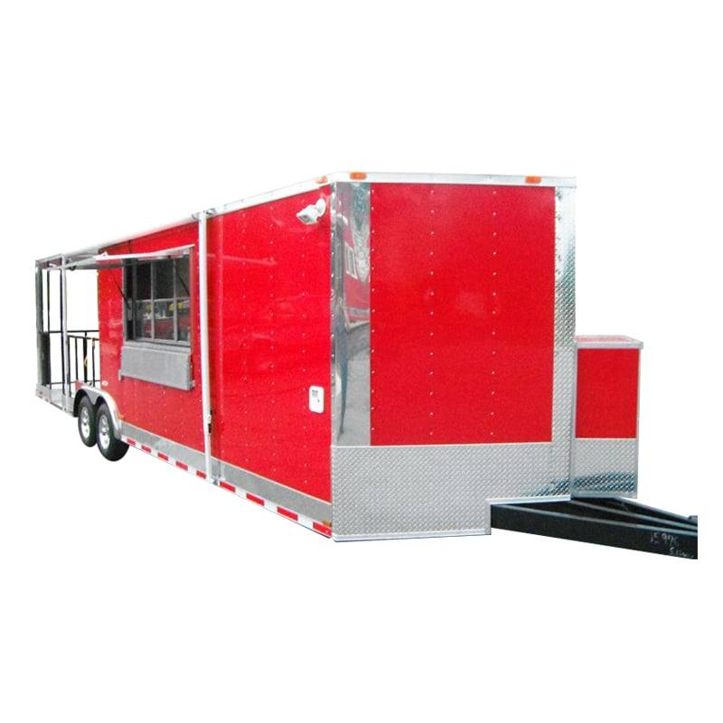 1215-concession-trailer-8.5-x-28-bbq-smoker-event-catering-red-1.jpg Concession Trailer 8.5' x 28' BBQ Smoker Event Catering (Red)