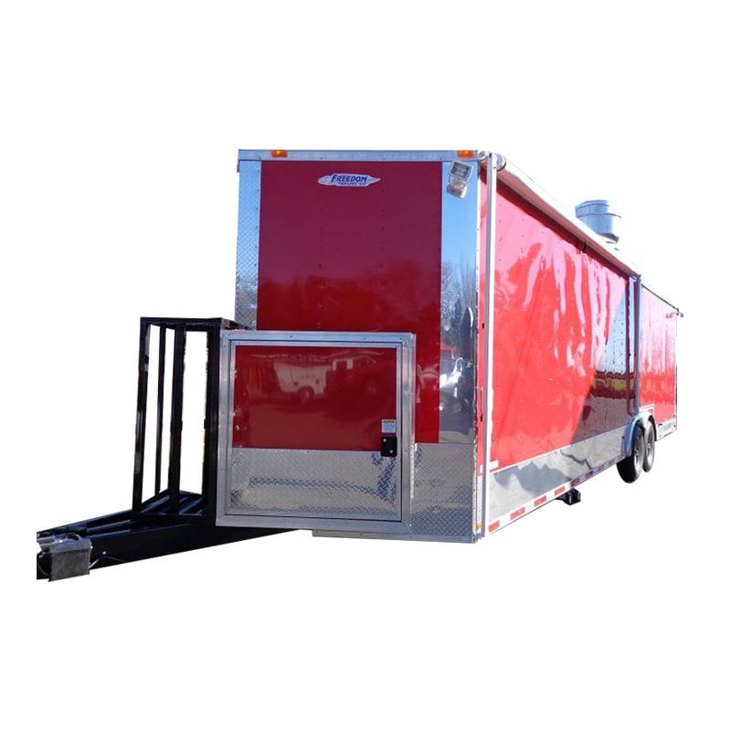 1216-concession-trailer-8.5-x-28-bbq-smoker-food-event-catering-red-1.jpg Concession Trailer 8.5' x 28' BBQ Smoker Food Event Catering (Red)