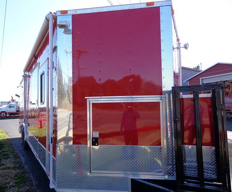 1216-concession-trailer-8.5-x-28-bbq-smoker-food-event-catering-red-2.jpg Concession Trailer 8.5' x 28' BBQ Smoker Food Event Catering (Red)