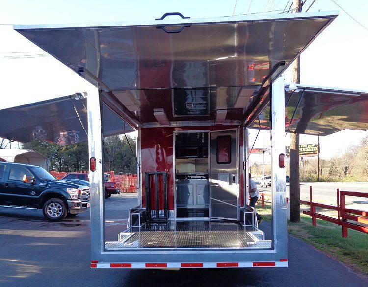1216-concession-trailer-8.5-x-28-bbq-smoker-food-event-catering-red-23.jpg Concession Trailer 8.5' x 28' BBQ Smoker Food Event Catering (Red)