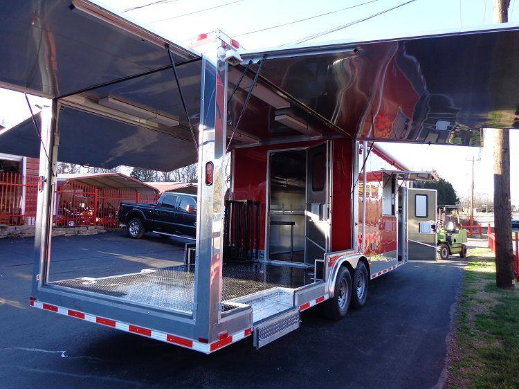 1216-concession-trailer-8.5-x-28-bbq-smoker-food-event-catering-red-28.jpg Concession Trailer 8.5' x 28' BBQ Smoker Food Event Catering (Red)