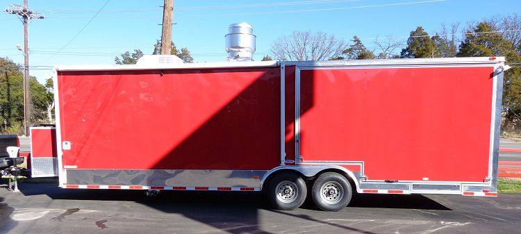 1216-concession-trailer-8.5-x-28-bbq-smoker-food-event-catering-red-4.jpg Concession Trailer 8.5' x 28' BBQ Smoker Food Event Catering (Red)