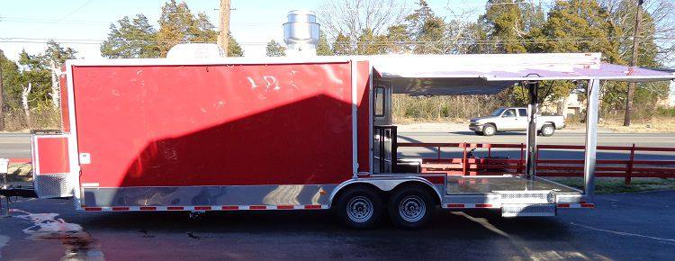 1216-concession-trailer-8.5-x-28-bbq-smoker-food-event-catering-red-6.jpg Concession Trailer 8.5' x 28' BBQ Smoker Food Event Catering (Red)