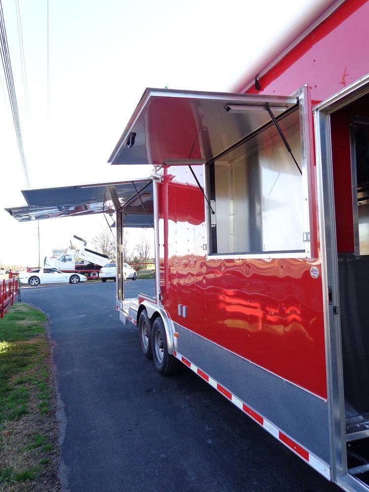 1216-concession-trailer-8.5-x-28-bbq-smoker-food-event-catering-red-8.jpg Concession Trailer 8.5' x 28' BBQ Smoker Food Event Catering (Red)
