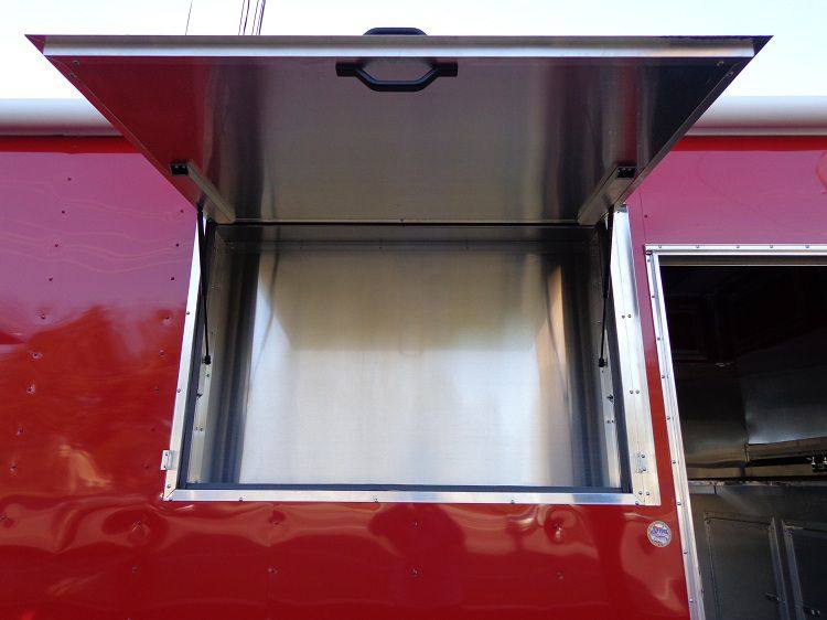 1216-concession-trailer-8.5-x-28-bbq-smoker-food-event-catering-red-9.jpg Concession Trailer 8.5' x 28' BBQ Smoker Food Event Catering (Red)