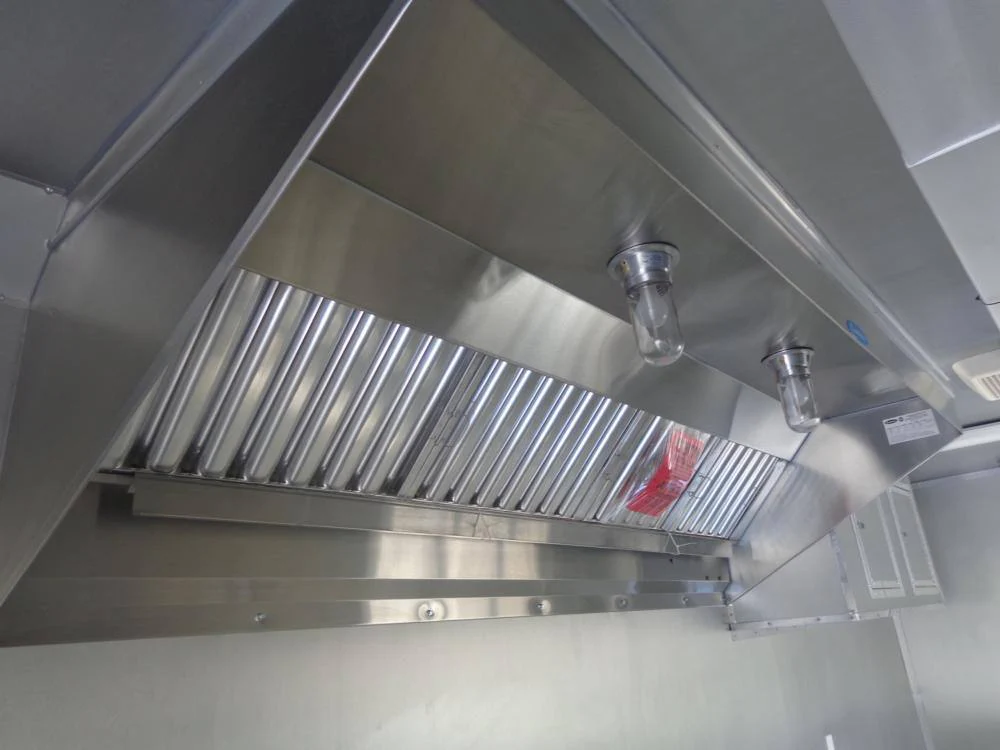 Concession Trailer 8.5' x 28' Black - BBQ Smoker Food Catering Event Restroom
