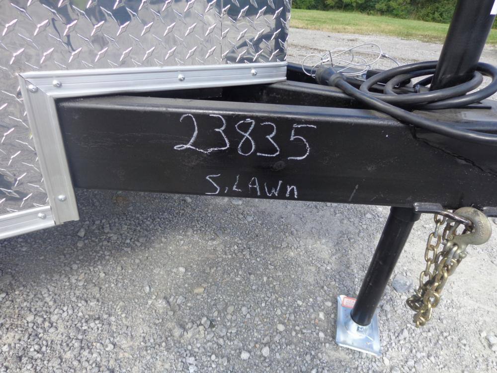 Concession Trailer 8.5' x 28' Black - BBQ Smoker Food Catering Event Restroom