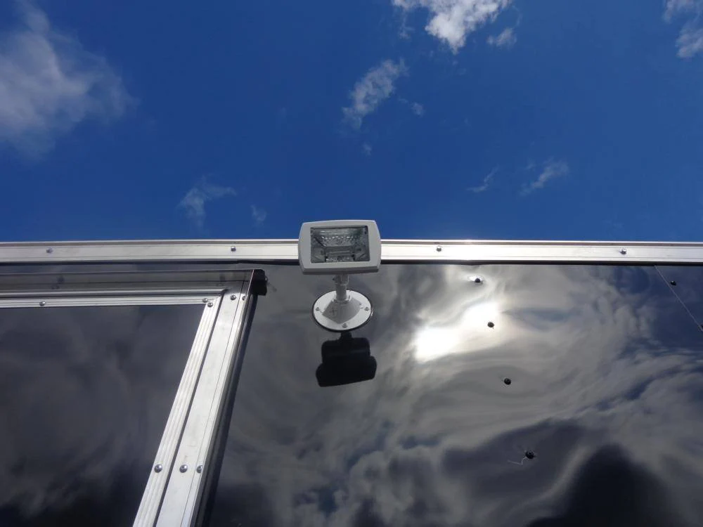 Concession Trailer 8.5' x 28' Black - BBQ Smoker Food Catering Event Restroom