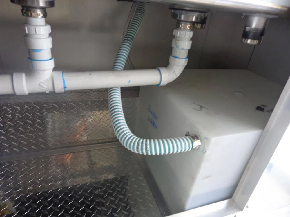 Concession Trailer 8.5' x 28' Black - Smoker BBQ Food Catering Event Restroom