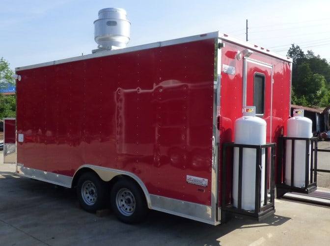 122-8.5-x-16-concession-trailer-red-food-with-appliances-12.jpg 8.5' x 16' Concession Trailer Red Food With Appliances