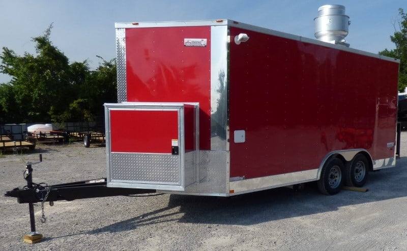 122-8.5-x-16-concession-trailer-red-food-with-appliances-19.jpg 8.5' x 16' Concession Trailer Red Food With Appliances