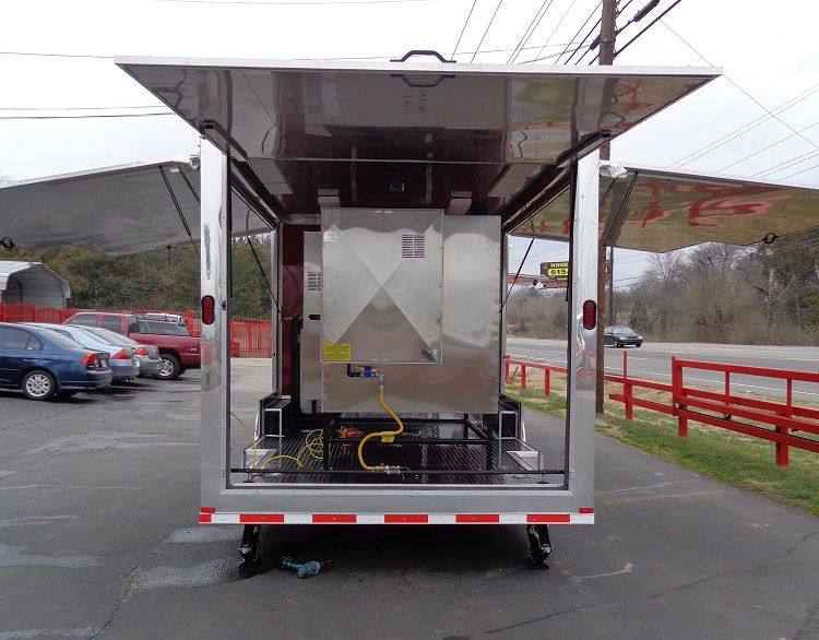 1221-concession-trailer-8.5-x-28-red-bbq-smoker-event-food-catering-10.jpg Concession Trailer 8.5' x 28' Red - BBQ Smoker Event Food Catering